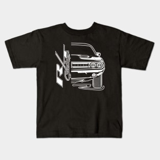 Challenger RT (White Print) Kids T-Shirt